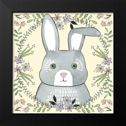 Wild Child III Black Modern Wood Framed Art Print by Popp, Grace