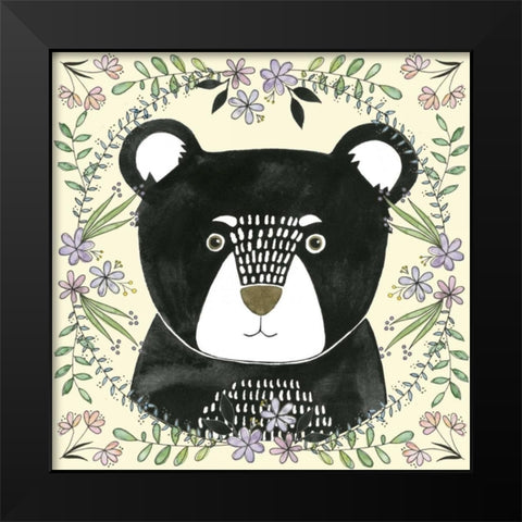 Wild Child IV Black Modern Wood Framed Art Print by Popp, Grace