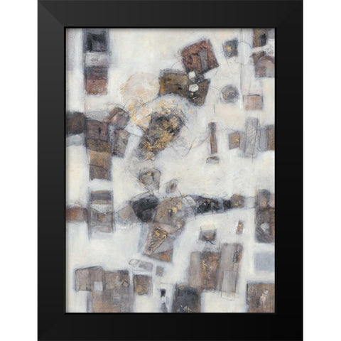 Mystic Universe I Black Modern Wood Framed Art Print by Crawford, Beverly
