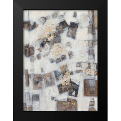 Mystic Universe II Black Modern Wood Framed Art Print by Crawford, Beverly