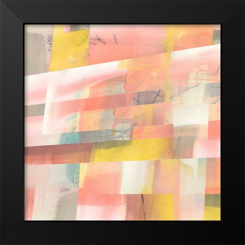 Abstract Weave I Black Modern Wood Framed Art Print by Goldberger, Jennifer