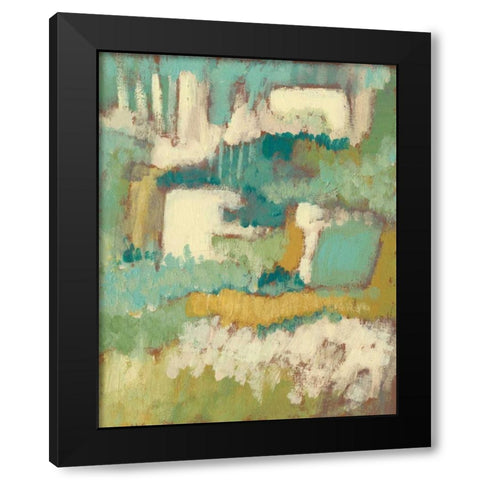 Elevated Garden II Black Modern Wood Framed Art Print with Double Matting by Goldberger, Jennifer
