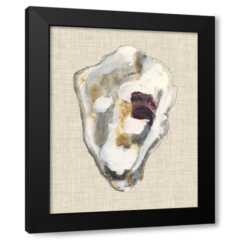 Oyster Shell Study II Black Modern Wood Framed Art Print with Double Matting by Willett, Michael