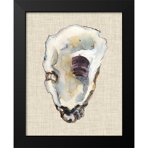 Oyster Shell Study III Black Modern Wood Framed Art Print by Willett, Michael
