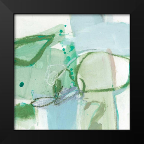 Olive I Black Modern Wood Framed Art Print by Long, Christina