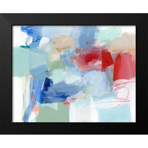 Roundabout II Black Modern Wood Framed Art Print by Long, Christina