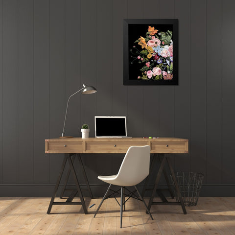 Baroque Diptych I Black Modern Wood Framed Art Print by McCavitt, Naomi