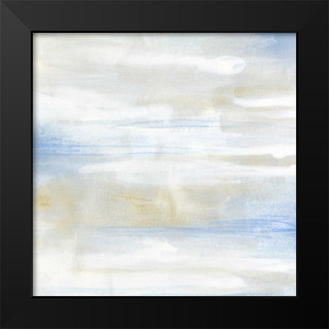 Shore Horizon I Black Modern Wood Framed Art Print by Vess, June Erica