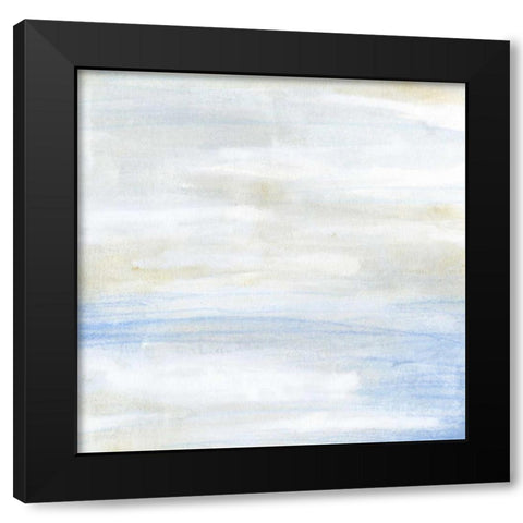 Shore Horizon II Black Modern Wood Framed Art Print with Double Matting by Vess, June Erica