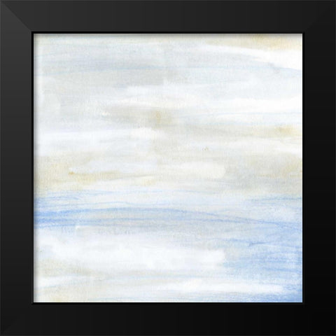 Shore Horizon II Black Modern Wood Framed Art Print by Vess, June Erica