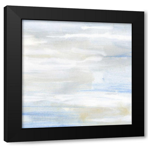 Shore Horizon III Black Modern Wood Framed Art Print with Double Matting by Vess, June Erica