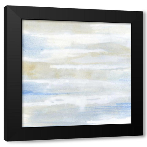 Shore Horizon IV Black Modern Wood Framed Art Print by Vess, June Erica