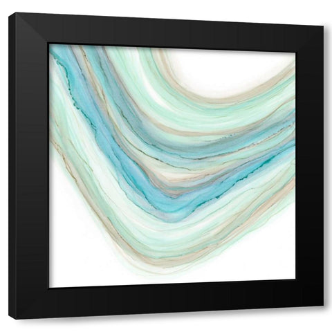 Gulf Stream I Black Modern Wood Framed Art Print with Double Matting by Stramel, Renee W.