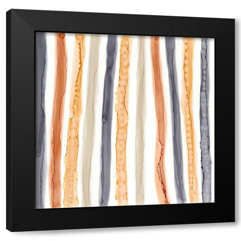 Color Contact III Black Modern Wood Framed Art Print by Stramel, Renee W.