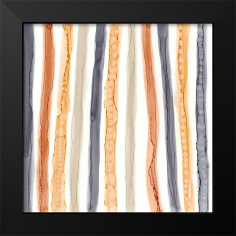 Color Contact III Black Modern Wood Framed Art Print by Stramel, Renee W.
