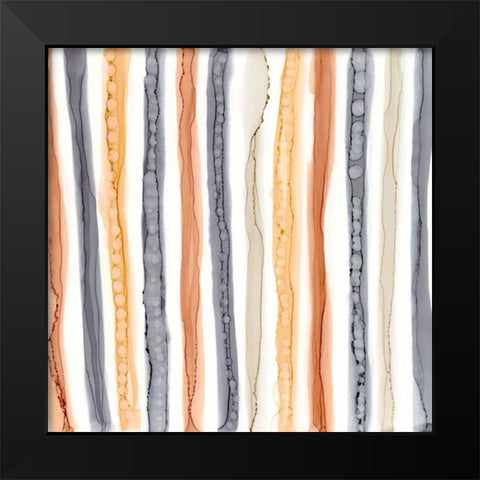 Color Contact IV Black Modern Wood Framed Art Print by Stramel, Renee W.