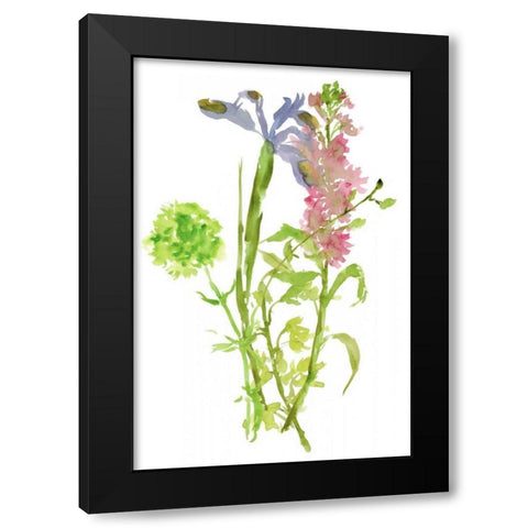 Summertime Daydream I Black Modern Wood Framed Art Print with Double Matting by Wang, Melissa