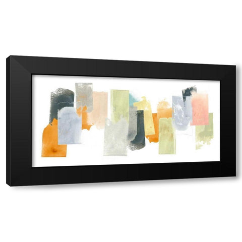 Touchstone I Black Modern Wood Framed Art Print by Vess, June Erica