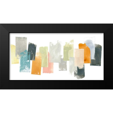 Touchstone II Black Modern Wood Framed Art Print by Vess, June Erica