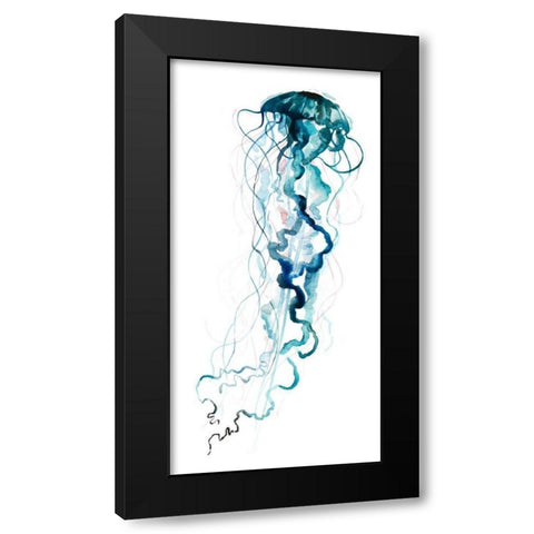 Electric Tangle I Black Modern Wood Framed Art Print by Popp, Grace