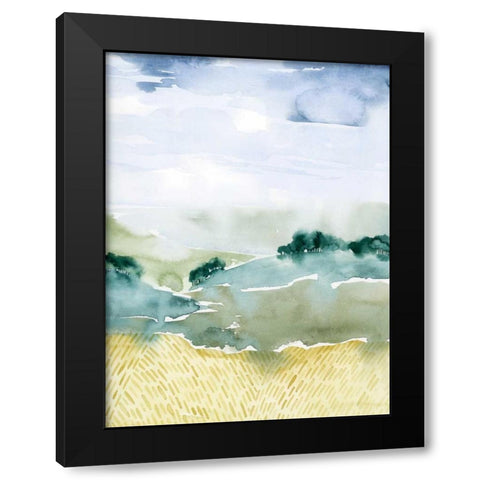 Mountain Vale II Black Modern Wood Framed Art Print by Popp, Grace