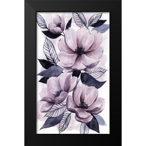 Lavender Burst II Black Modern Wood Framed Art Print by Popp, Grace
