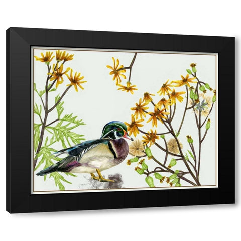 Old Man in the Spring II Black Modern Wood Framed Art Print with Double Matting by Wang, Melissa