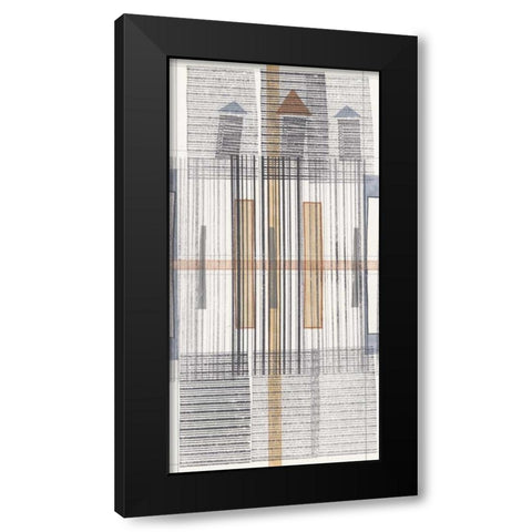 Pinnacle II Black Modern Wood Framed Art Print with Double Matting by Galapon, Nikki