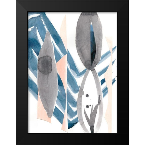 Oceana I Black Modern Wood Framed Art Print by Stramel, Renee W.