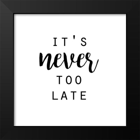 Quotable IV Black Modern Wood Framed Art Print by Hambly, Anna