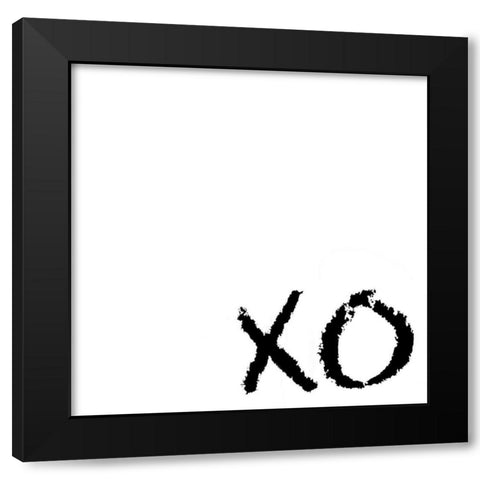 Love Quotes I Black Modern Wood Framed Art Print by Hambly, Anna