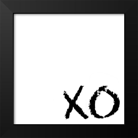 Love Quotes I Black Modern Wood Framed Art Print by Hambly, Anna