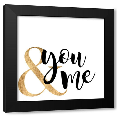 Love Quotes II Black Modern Wood Framed Art Print by Hambly, Anna