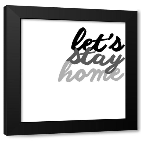Love Quotes VII Black Modern Wood Framed Art Print by Hambly, Anna