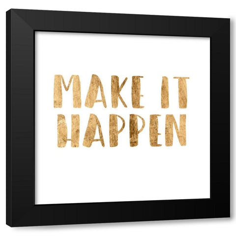 Power Quotes II Black Modern Wood Framed Art Print with Double Matting by Hambly, Anna