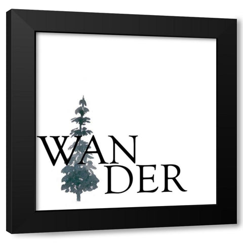 Power Quotes VIII Black Modern Wood Framed Art Print by Hambly, Anna