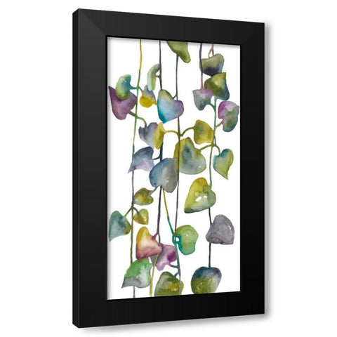 Climb I Black Modern Wood Framed Art Print with Double Matting by Zarris, Chariklia