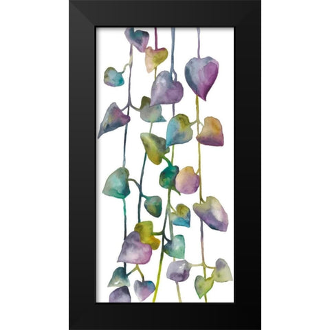 Climb II Black Modern Wood Framed Art Print by Zarris, Chariklia