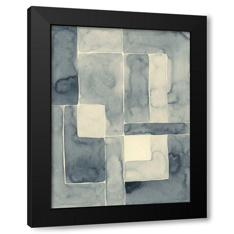 Blockade I Black Modern Wood Framed Art Print by Lam, Vanna