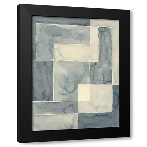 Blockade II Black Modern Wood Framed Art Print by Lam, Vanna