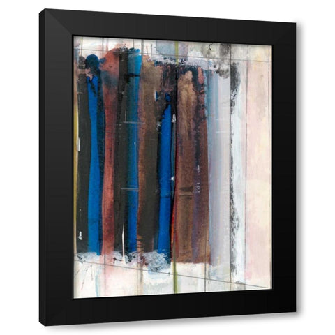 Art Notebook I Black Modern Wood Framed Art Print by Fuchs, Jodi