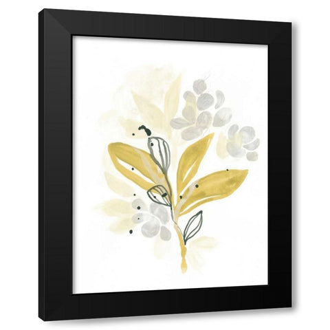 The Minimalist Garden II Black Modern Wood Framed Art Print by Vess, June Erica