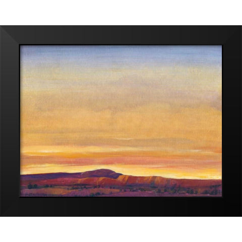Red Rocks I Black Modern Wood Framed Art Print by OToole, Tim