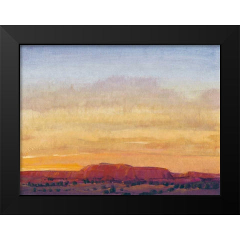Red Rocks II Black Modern Wood Framed Art Print by OToole, Tim