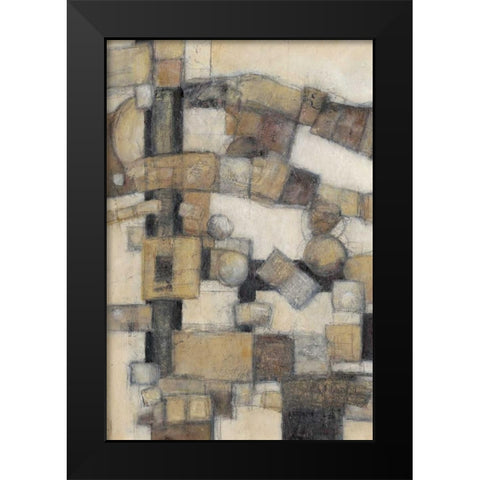 Lost Canyon I Black Modern Wood Framed Art Print by Crawford, Beverly