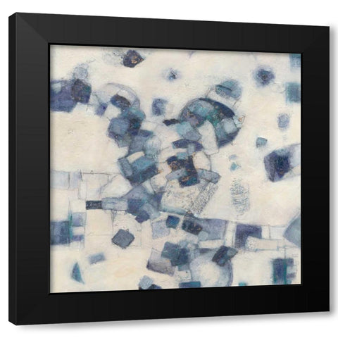 Fantasia I Black Modern Wood Framed Art Print with Double Matting by Crawford, Beverly