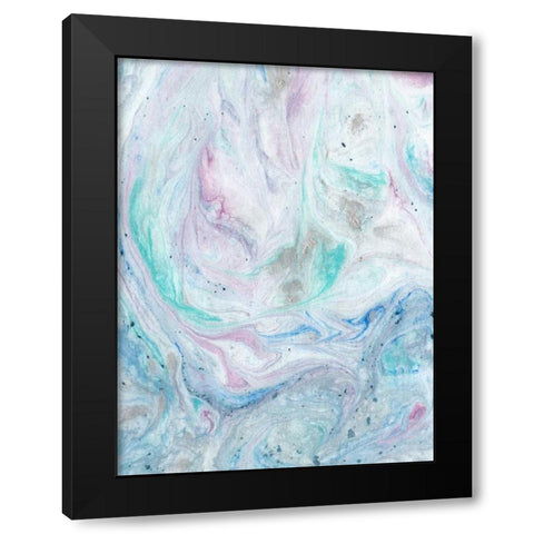 Marble I Black Modern Wood Framed Art Print with Double Matting by Ludwig, Alicia