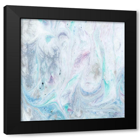 Marble III Black Modern Wood Framed Art Print with Double Matting by Ludwig, Alicia