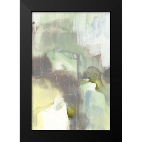 Pastel Steppe I Black Modern Wood Framed Art Print by Goldberger, Jennifer