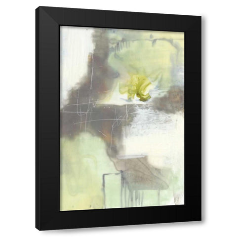 Pastel Steppe II Black Modern Wood Framed Art Print with Double Matting by Goldberger, Jennifer